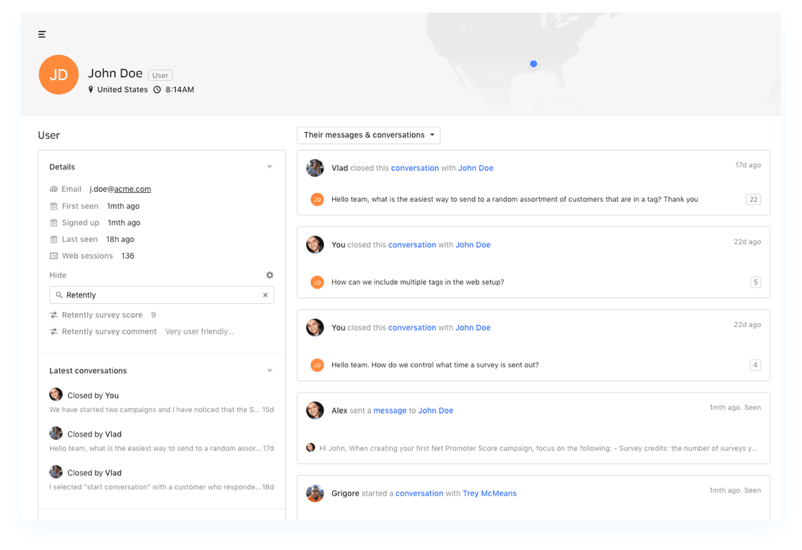 Collect data and manage customer segments