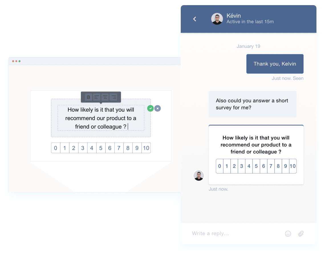 Send post-interaction CSAT surveys