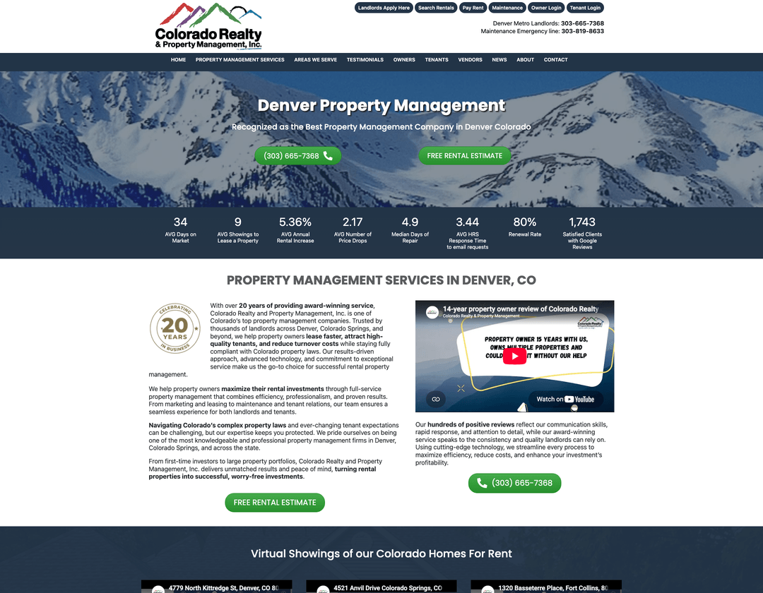 Colorado Realty Maps the Full Owner and Resident Lifecycle Across 8 Survey Touchpoints