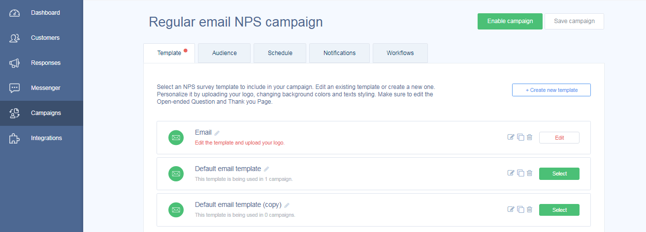 Easy-to-Manage NPS Campaigns