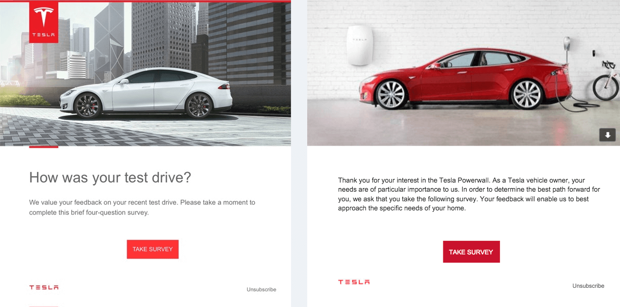 tesla survey