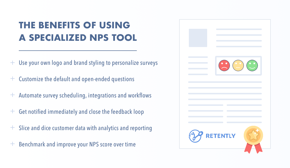 The benefits of using a specialized NPS tool