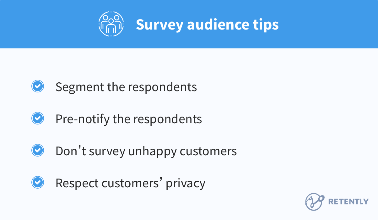 Survey audience tips