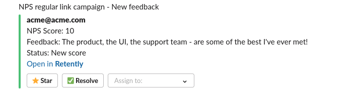 Slack feedback management Slack feedback management