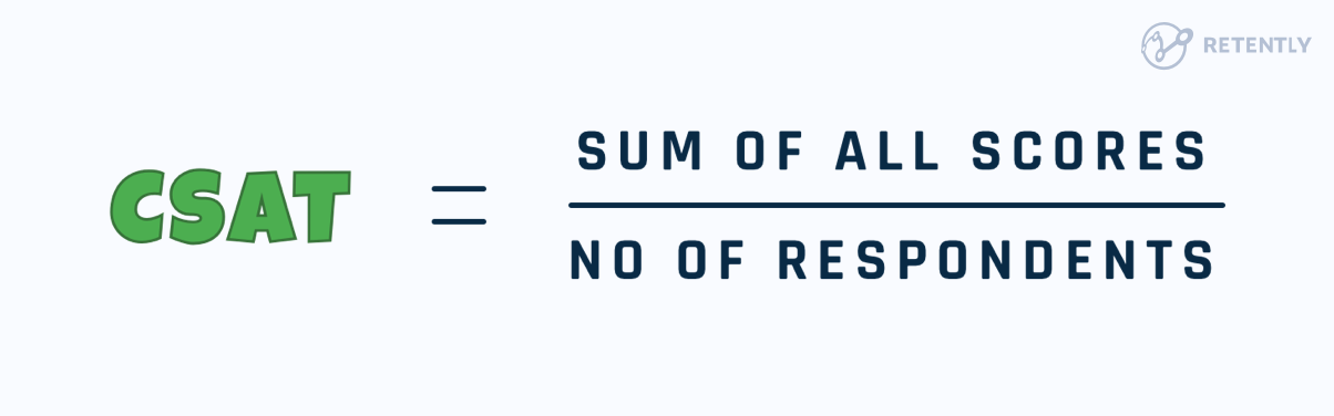 CSAT calculation formula