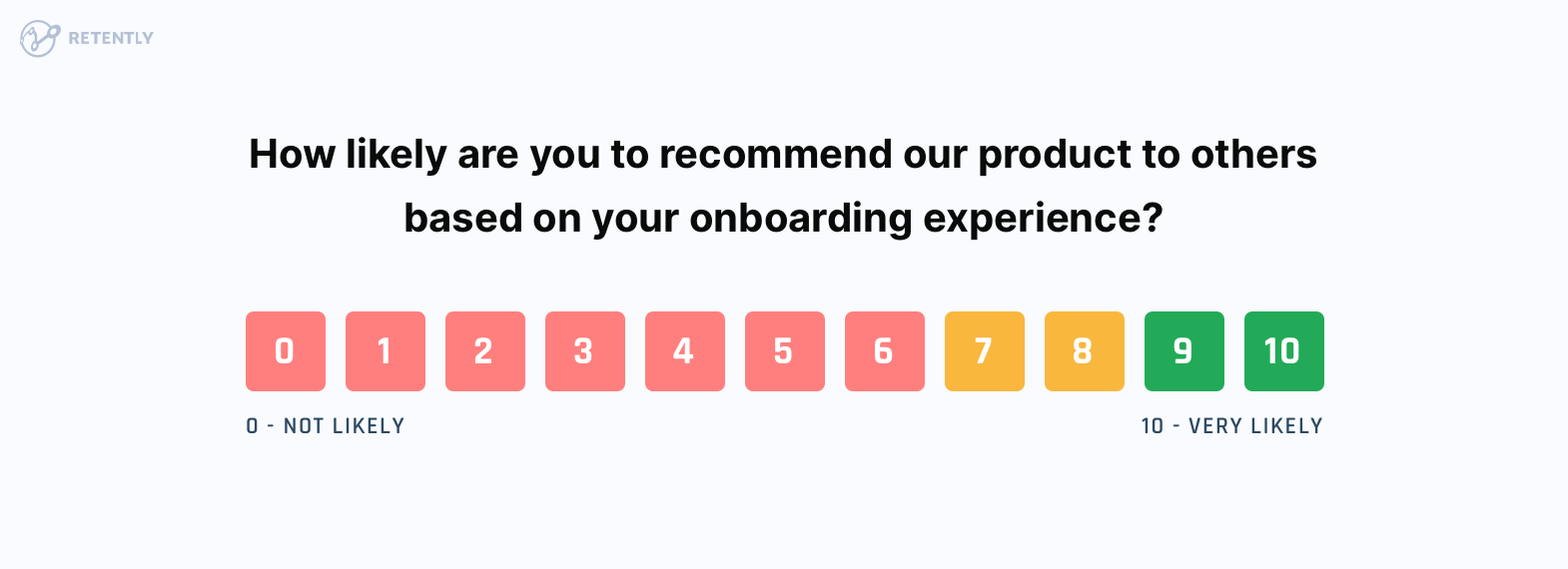 NPS onboarding survey