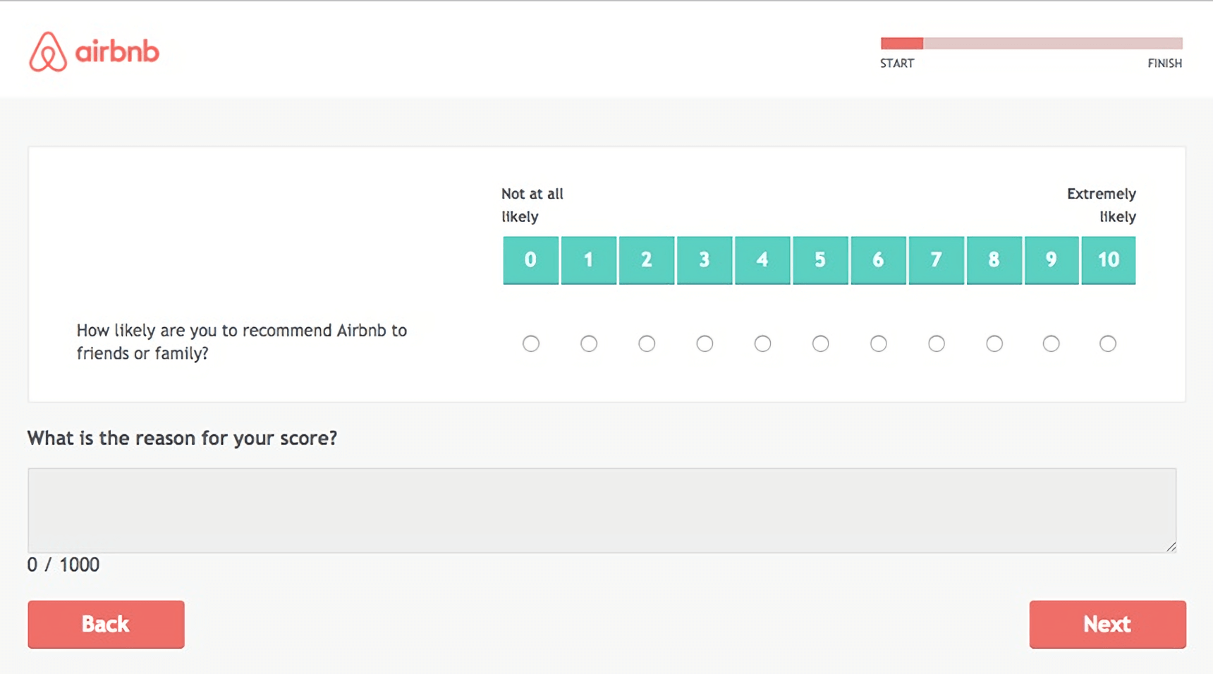 Airbnb NPS Survey Example