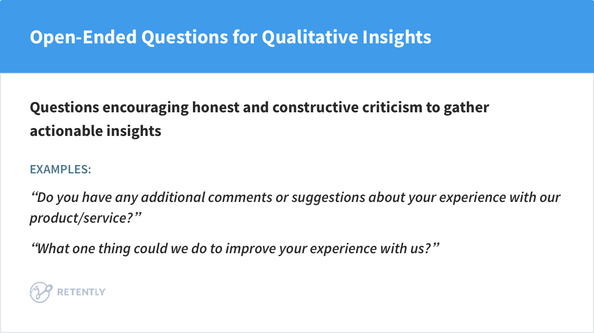 Open-Ended Questions for Qualitative Insights