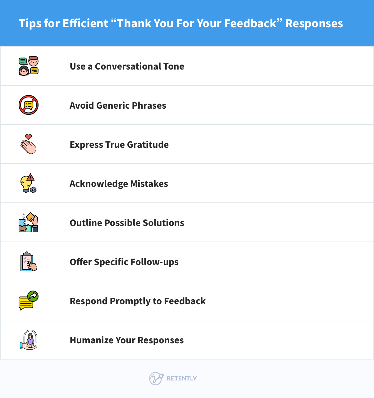 Tips for Efficient “Thank You For Your Feedback” Responses