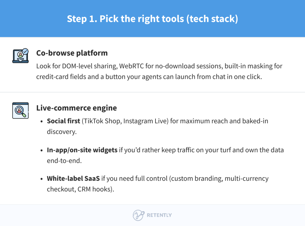 Step 1. Pick the right tools (tech stack) Step 1. Pick the right tools (tech stack)