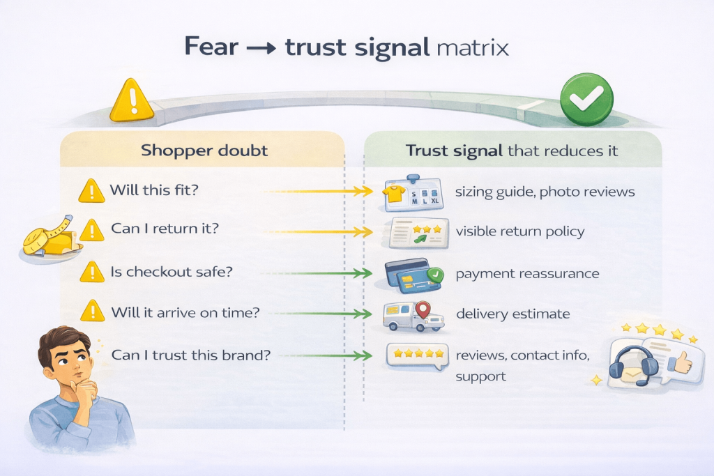 Fear vs Trust Signal Matrix