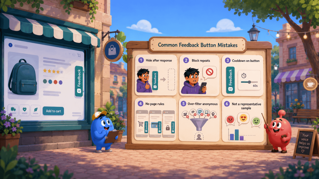 Common Feedback Button Mistakes Common Feedback Button Mistakes