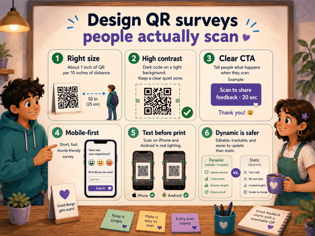 Design QR Surveys People Actually Scan