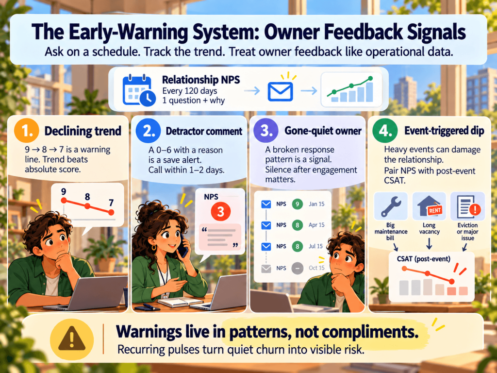 The Early-Warning System: Owner Feedback Signals
