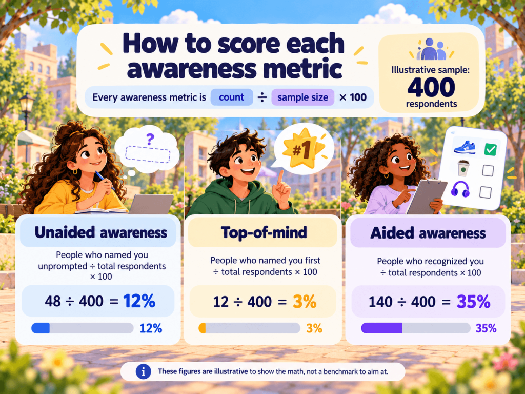 How to Score Each Awareness Metric How to Score Each Awareness Metric